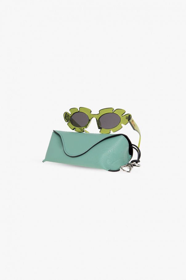 LOEWE 美品 サングラス SLW848 03-24051304 美品】LOEWE サングラス （美品 ロエベ LOEWE サングラス SLW848
